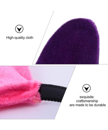 Uonlytech 2pcs Bunny Ears Headband - Purple/Pink Satin for Easter Cosplay & Parties - Buy Online on GoSupps.com