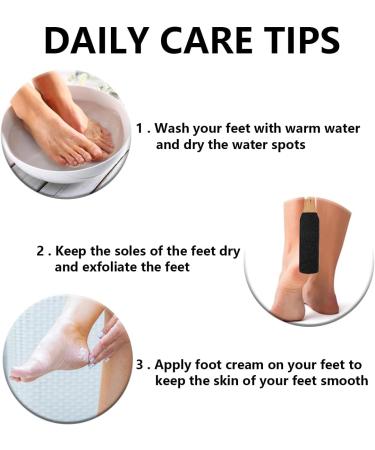 Foot File Foot Scrubber Dead Skin Remover Foot Callus Remover with Wooden Handle for Removes Hard Dead Skin Dry Calluses Rough and Cracked Corn Feet (Black) - Buy Online on GoSupps.com