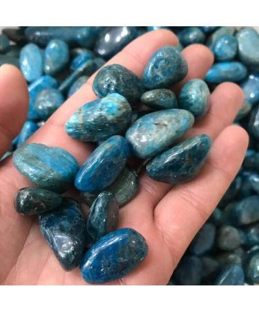 100g Rough Natural Crystal Quartz Gravel Stone Polished raw Blue Apatite Quartz Tumbled Gemstone for Ornaments Gifts Natural Stones and Minerals - Buy Online on GoSupps.com