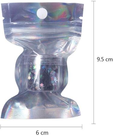 Laza Laser Holographic Star Glitter False Nail Sequins - 10g Jars for Party Decoration & DIY Crafts | Premium Nail Art & Body Bling - Buy Online on GoSupps.com