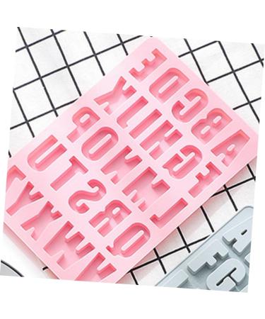 Ciieeo 2 Pcs 26 Alphabet Silicone Mold Ice Cube Decor Candle Molds Letter Fondant Silicone Molds for Soap Silicone Fondant Molds Silicone Baking Mold Chocolate Mold Alphabet Dessert Mold Pinkx2pcs 27.2X18.2X1.3CMx2pcs - Buy Online on GoSupps.com