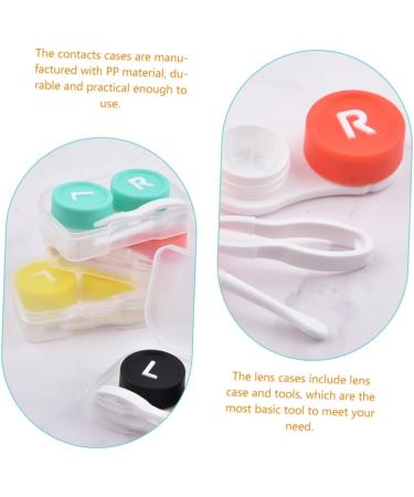 HomsfoU 32 STK Contact Lens Container with Mirror - Travel Storage Case for Colored Contact Lenses - Durable & Stylish Storage Solution - Buy Online on GoSupps.com