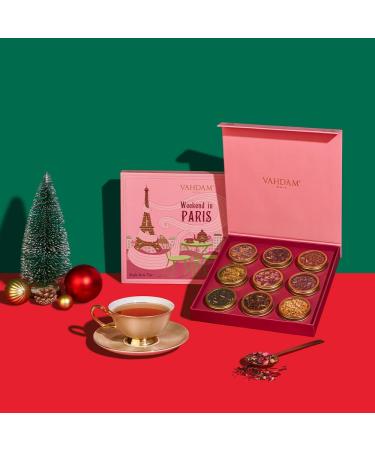 VAHDAM Weekend in Paris Gift Set | Travel Tea Set - Gluten Free Herbal Black Tea | Christmas Gifts for Women Men & Adults - Buy Online on GoSupps.com