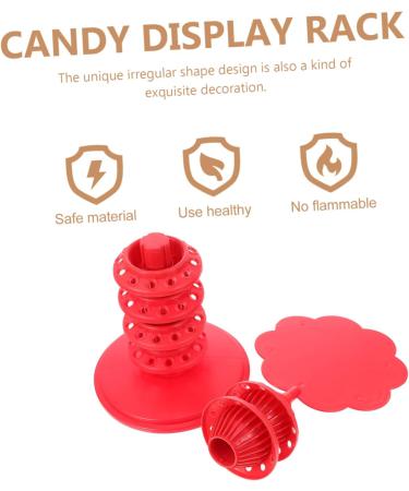 Zerodeko Candy Display Stand Decorative Frame Red Detachable - Buy Online on GoSupps.com