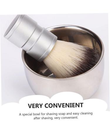 FRCOLOR 1STK Impact Bowl - Ceramic & Stainless Steel Rocking Bowl for Home Shaving Foam and Mixing | International Shipping Available - Buy Online on GoSupps.com