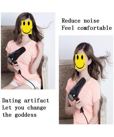 ADITAM 2000W Professional Salon Hair Dryer Nano Ionic Negative Ionic Blow Dryer Ac Motor Fast Dry Low Noise Hair Blow Dryer 2 Speed and 3 Heat Setting Double The Comfort - Buy Online on GoSupps.com