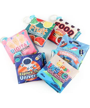 Lichengtai Fabric Quiet Book for Babies | Montessori Sensory Toys for Toddlers | Stroller Clip Educational Toy | Perfect for 6+ Months - Buy Online on GoSupps.com