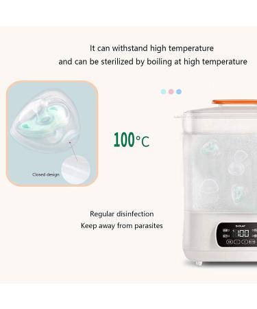 10-Piece Transparent Pacifier Storage Box Set - Portable Dustproof & Perfect for Babies and Young Girls - Buy Online on GoSupps.com