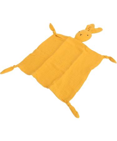 Bunny Security Blanket - Compact & Comfortable Lovey for Travel | Yellow Bunny Blanket - Perfect for Kids & Toddlers - Buy Online on GoSupps.com
