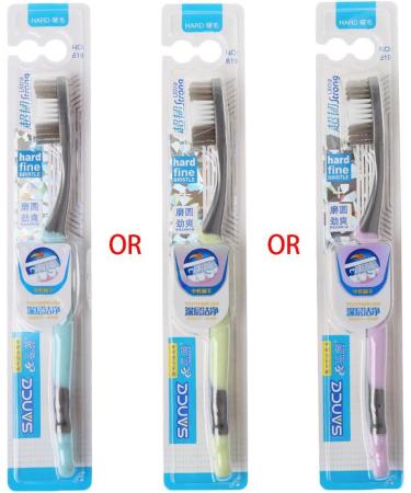 Super Hard Bristle Toothbrush for Adults - Remove Coffee Stains | Soft Bristle Set for Optimal Oral Care - Buy Online on GoSupps.com