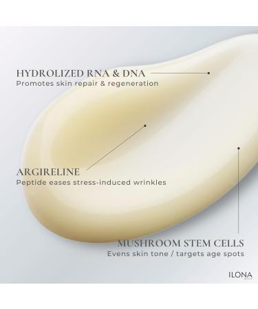 ILONA Bottom Lines Face | Brightening and Collagen Regenerating Serum for Deep Wrinkle Reduction | Powered by SR+ Retinol with RNA/DNA Peptides Hydrolyzed Proteins & Vitamin C | 1.0 oz - Buy Online on GoSupps.com