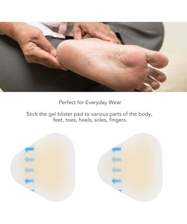 12 Sheets Moleskin Blister Plasters for Feet Waterproof Blister Bandage Foot Care Tape Patches Waterproof Adhesive Foam Blister Sticker Moleskin Pads for Women Men(Triangle) 12 Sheet#2 - Buy Online on GoSupps.com