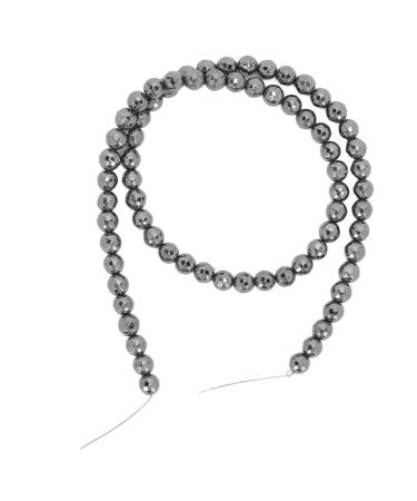 Ververt Touch loose terahertz pearls to do it yourself terahertz pearls for jewelry production loose round pearls with good thermal conductivity natural stone beads to relieve fatigue