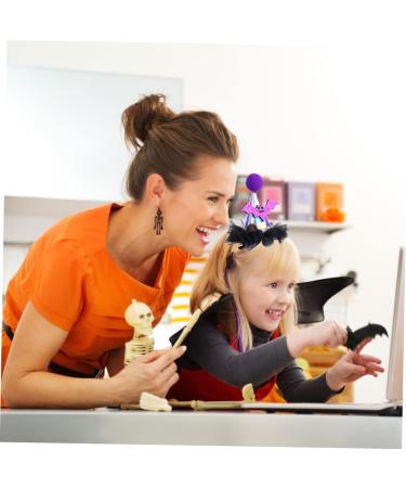 minkissy 1pc Halloween Lighted Hair Clips Alligator Bowknot Barrette Alligator Hair Clips for Women Luminous Halloween Hairpin Toddler Tiara Halloween Hair Clip Miss Lace Batsuit Clothing - Buy Online on GoSupps.com