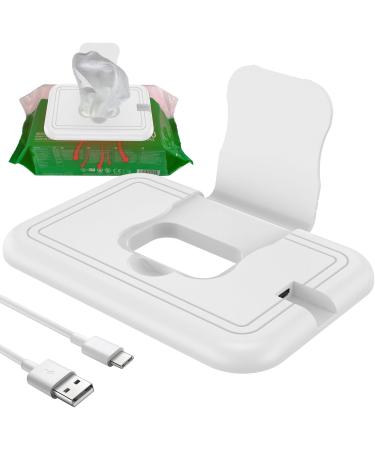 S9A USB Baby Wipe Warmer Travel Size Portable Wipe Warmer Lightweight Travel Diaper Wipe Warmer Even Fast Heating Heated Baby Wipes Warmer Temperature Keep at 40-55 for Home Car Travel 5.9 3.9 0.39in White - Buy Online on GoSupps.com
