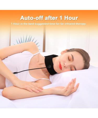Graphene Times Heated Neck Cushion - Infrared Physiotherapy USB Wrap with Adjustable Temperature for Pain Relief - Buy Online on GoSupps.com