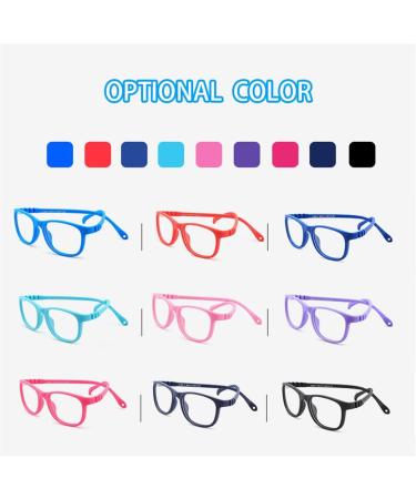 Kids Computer Glasses for Blocking UV Headache Blue Light Blocking Glasses Non Prescription Glasses for Women and Men color 8 - Buy Online on GoSupps.com