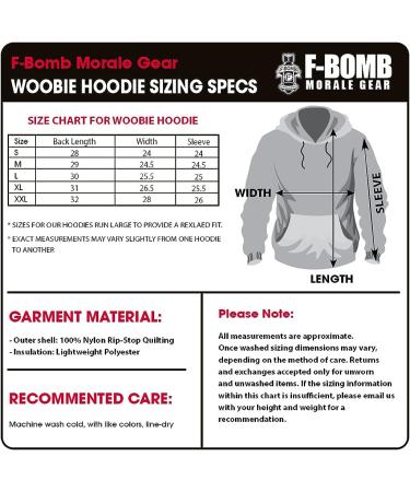 F-Bomb F Morale Gear Woobie Hoodie - OD Green, X-Large - Buy Online on GoSupps.com