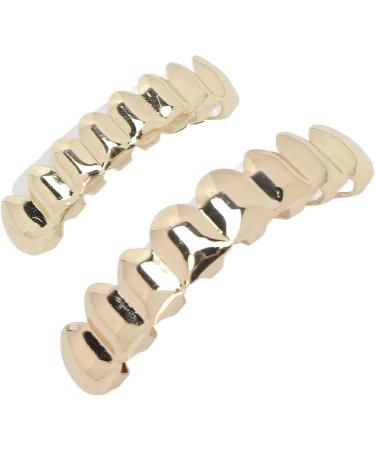 Shop Hip Hop Teeth Set - Alloy Golden False Teeth for Halloween & Party Decor - Buy Online on GoSupps.com