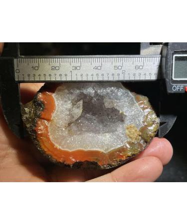 Red Battle Blood Agate Rough China Agate Crystal Achat Geode Specimen 127g RD9 ningxiao - Buy Online on GoSupps.com