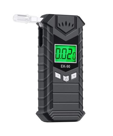 JASTEK Breathalyzer, Professional-Grade Accuracy Rechargeable Portable Digital Alcohol Breathalyzer with 10pcs Mouthpiece for Drivers Use