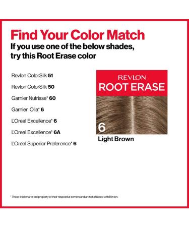 Revlon Permanent Hair Color Dye - Light Brown (6) - 3.2 Fl Oz - 100% Gray Coverage - Buy Online on GoSupps.com