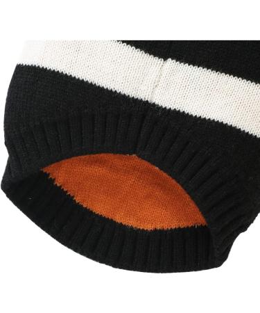 Buy Cute Round Neck Dog Sweater - Warm Soft Pet Clothes for Small Dogs | Black S - International Shipping Available - Buy Online on GoSupps.com