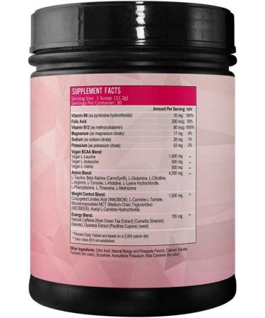 RevLabs ENAMOUR Womens Pre-Workout with BCAAs - Tropical Cocktail | For Her - Buy Online on GoSupps.com