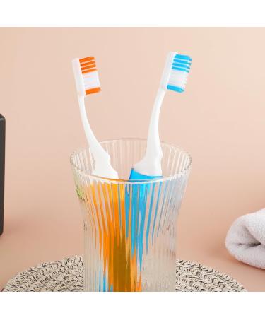 Tyqour 2 Pack Folding Travel Toothbrush - Portable Soft Toothbrush for Travel & Camping - Buy Online on GoSupps.com
