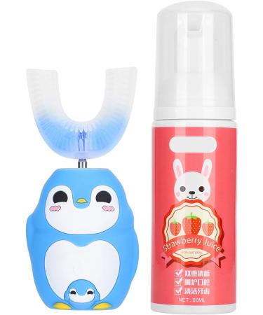 Kids U-Shaped Electric Toothbrush | IPX7 Waterproof Sonic Toothbrush for Children | 3 Cleaning Modes | Toddler Electric Toothbrush (Blue) - Buy Online on GoSupps.com