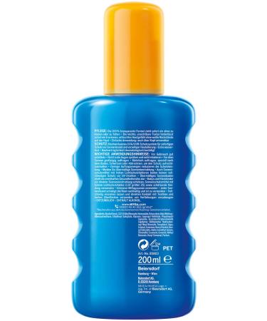 NIVEA SUN UV Dry Protect Transparent 200ml - Best SPF Sunscreen for All Skin Types - Protects Against UV Rays - Buy Online on GoSupps.com