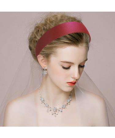 frcolor Hard Shell Headbands | Wide Satin Non-Slip Hairbands for Women & Girls - Random Colors - International Shipping - Buy Online on GoSupps.com
