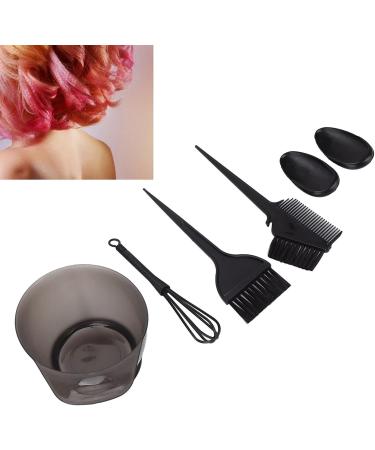 Hair Coloring Dyeing Kit ANGGREK Professional Salon Portable Ear Cover Hair Dye Brush Mixing Bowl Tool Hair Dye Brush Hair Dye Bowl for Home Salon(black) - Buy Online on GoSupps.com