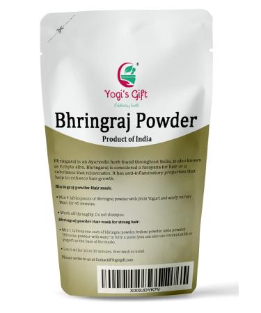 Organic Bhringraj Powder for Hair Growth - 250g | Ayurvedic Eclipta Alba | Yogi's Poison - Herbal Hair Follicle Booster - Buy Online on GoSupps.com