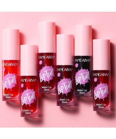 6 Color Lip Tint Stain Set - Matte Velvet & Watery Lip Stain with Moisturizing Plumping Effects - Shimmery Mini Liquid Lipstick - Waterproof, Long-Lasting Lip Color Makeup - Buy Online on GoSupps.com