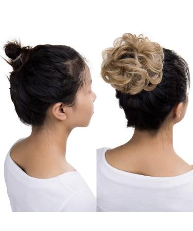 Tess Hair Part Dutt Blond Mix | Wavy Small Hairstyles & Updos | International Shipping - Buy Online on GoSupps.com