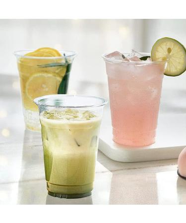 Eco Pack 16 oz Pack of 100 Cups Reusable Crystal Clear Strong PET Plastic Cup Ideal Birthday Wedding Disposable Drinking Glasses Everyday Elegant Cold Party - Buy Online on GoSupps.com