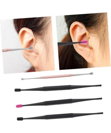 Ipetboom 4pcs Set of Silicone Ear Scoop Double Easy to Use Ear Spiral Massager Random - Buy Online on GoSupps.com