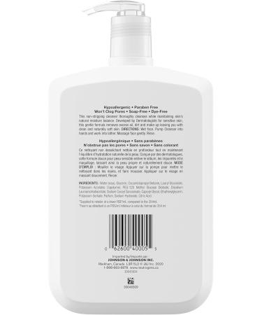 Neutrogena Daily Foaming Facial Cleanser Makeup Remover Face Wash Ultra Gentle +33% more per bottle 473 mL white - Buy Online on GoSupps.com