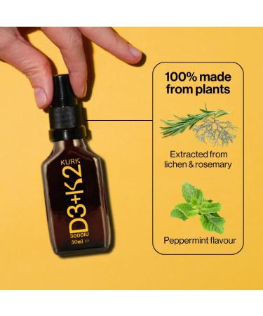 High Strength Liquid Curcumin Oil from Turmeric (Orange 3.2 Fl Oz) and Vitamin D3 K2 Oral Spray (Peppermint 1 Fl Oz) Bundle - Buy Online on GoSupps.com