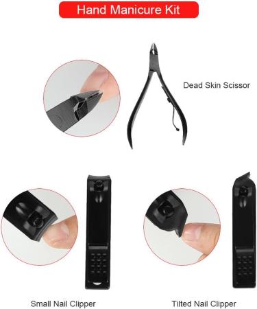 Professsional Stainless Steel Nail Clippers Fingernail Toenail Cutter Toenail Pedicure Corrector Tool Clippers Kit Manicure Tools for Nail Art Salon Home Use - Buy Online on GoSupps.com