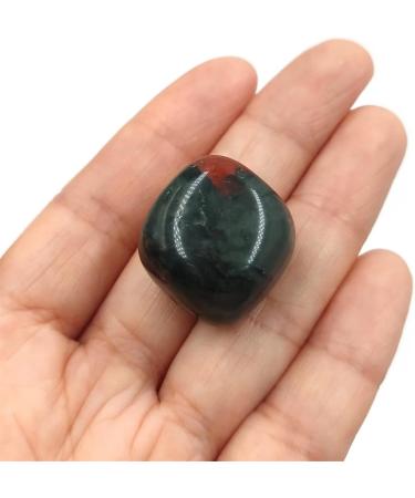 Crystal Rough Natural Crystal Rough 1pc Natural Bloodstone Square Tumbled Stones Polished Crystal Gemstones s Home Decoration (Color : Dragon Bloodstone Size : 1pc 15-20mm) - Buy Online on GoSupps.com
