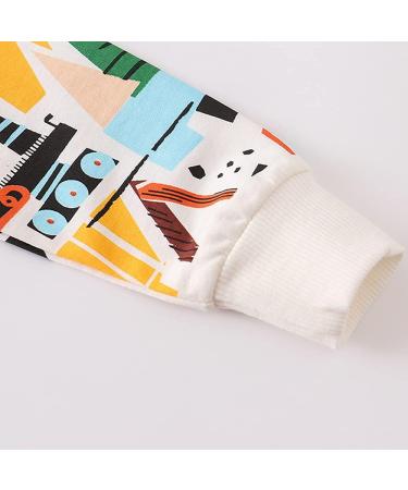 EULLA Baby Boy Digger Jumper | Long Sleeve Beige Sweatshirt | Cotton Casual Tops | 12-24 Months - Buy Online on GoSupps.com