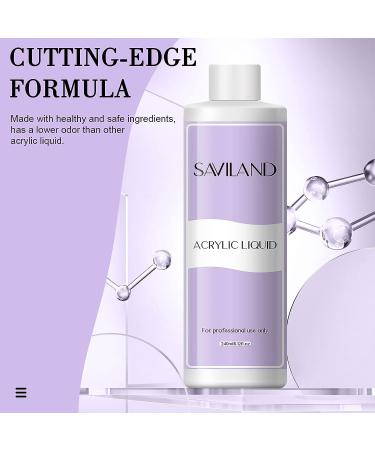 Saviland 8 oz Acrylic Liquid | Low Odor, Non-Yellowing Professional Nail Supplies - Buy Online on GoSupps.com
