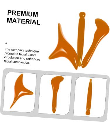 Fomiyes 3-in-1 Massage Tool: Gua Sha Bodyboard & Facial Scratcher for Trigger Point Relief | 11x6cm Jade Acupuncture Pen & Eye Serum Applicator - Buy Online on GoSupps.com