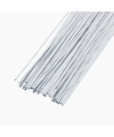 DECORA 18 Gauge White Floral Stem Wire 16 inch - Pack of 50 - Buy Online on GoSupps.com