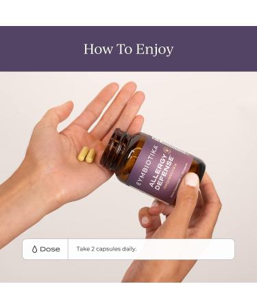 Cymbiotika Allergy Supplement for Immune Support - Quercetin, Bromelain, Holy Basil - 60 Capsules - Buy Online on GoSupps.com