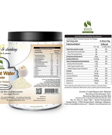 10x Coconut Water Powder (200g / Can) - Buy Online on GoSupps.com