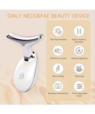 Nadove Micro-Glow Facial Micro Glow Face Sculptor Micro Glow Facial Machine Neck Face Beauty Device 3 in 1 Portable Face Massager Microcurrent Multifunctional Facial Massager (Black) - Buy Online on GoSupps.com