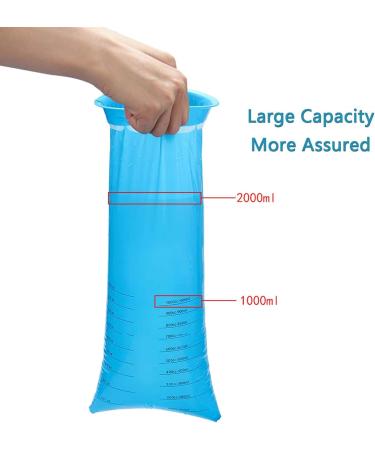 20 Disposable EMESIS Bags with Mouthpiece - 1000ml Mixed Color Vomit Bags for Kids & Adults - High Density Spitting Bags - Buy Online on GoSupps.com